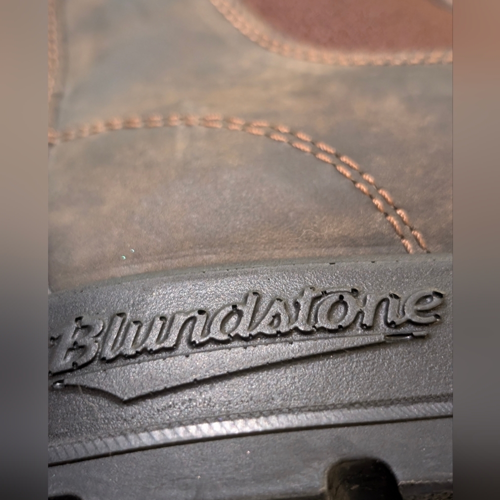 ​Blundstone 585 Rustic Brown Leather Chelsea Boots - AU Size 11 (US Men's 12 ) - Picture 11 of 12